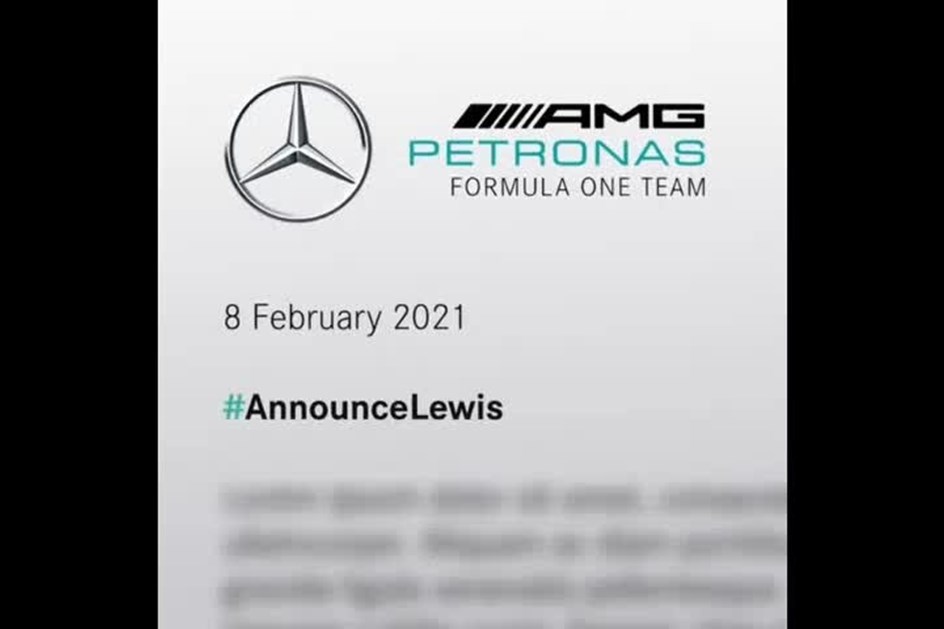  Lewis Hamilton renova contrato com Mercedes por mais uma época