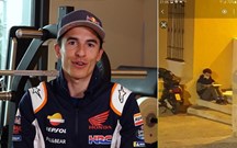 Marc Marquez apoia jovem que estuda na rua para ser mecânico de MotoGP