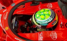 Mick Schumacher em testes pela Ferrari