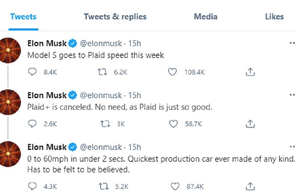 Model S Plaid+ da Tesla cancelado por Plaid 'normal' ser tão bom