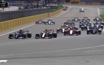 Hamilton vence GP Grã-Bretanha com despiste de Verstappen