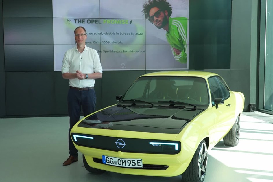 Opel já mostra a 'cara' do novo Manta-e
