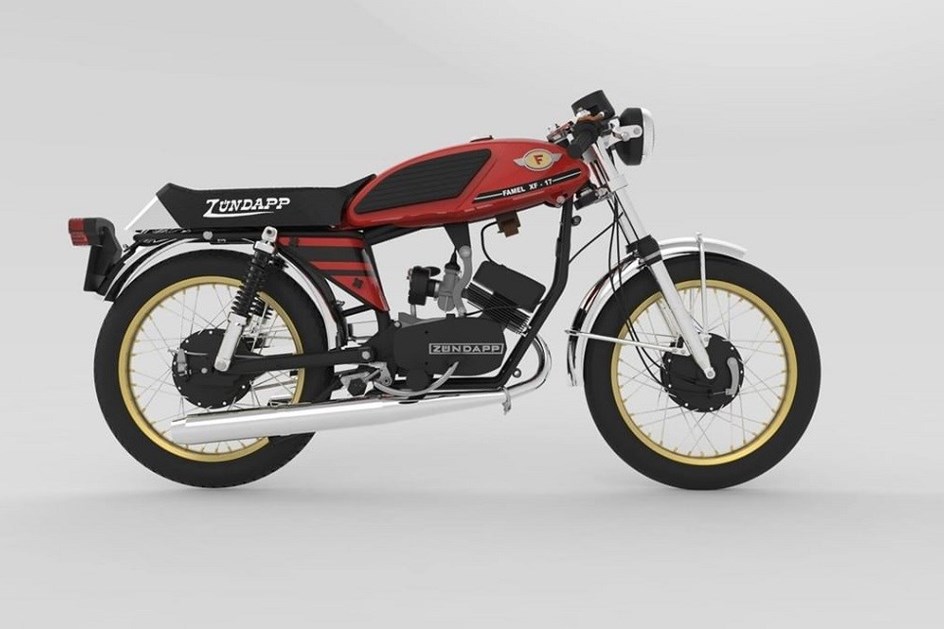 Mota Elétrica 125cc – FAMEL E-XF 100% Elétrica, Café Racer e Clássica