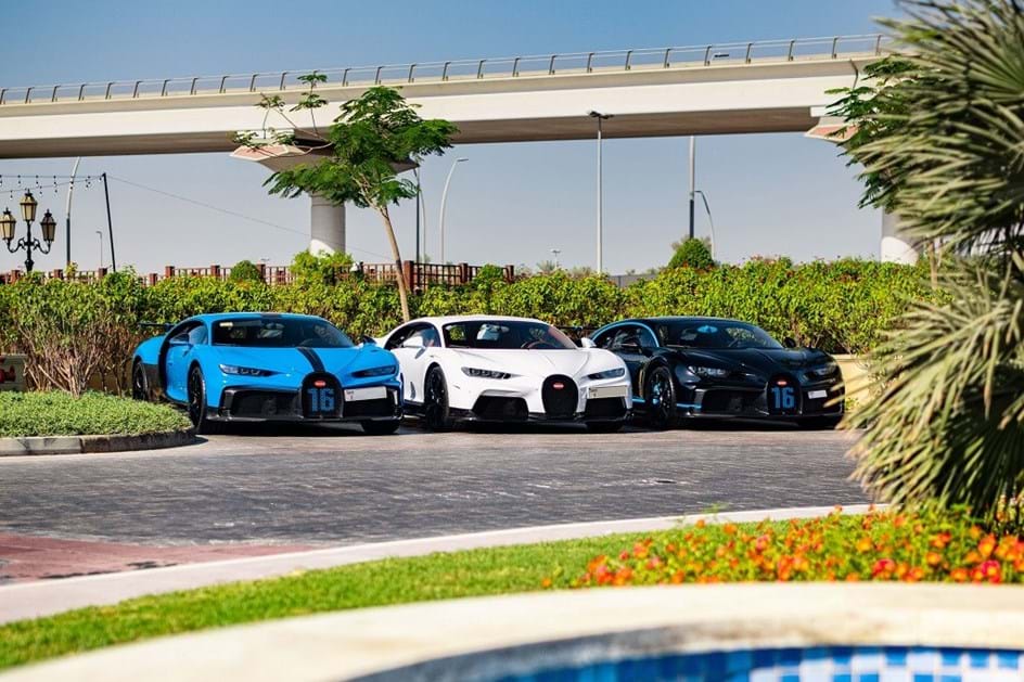 Rali Bugatti: 30 milhões de euros sobre rodas no Dubai