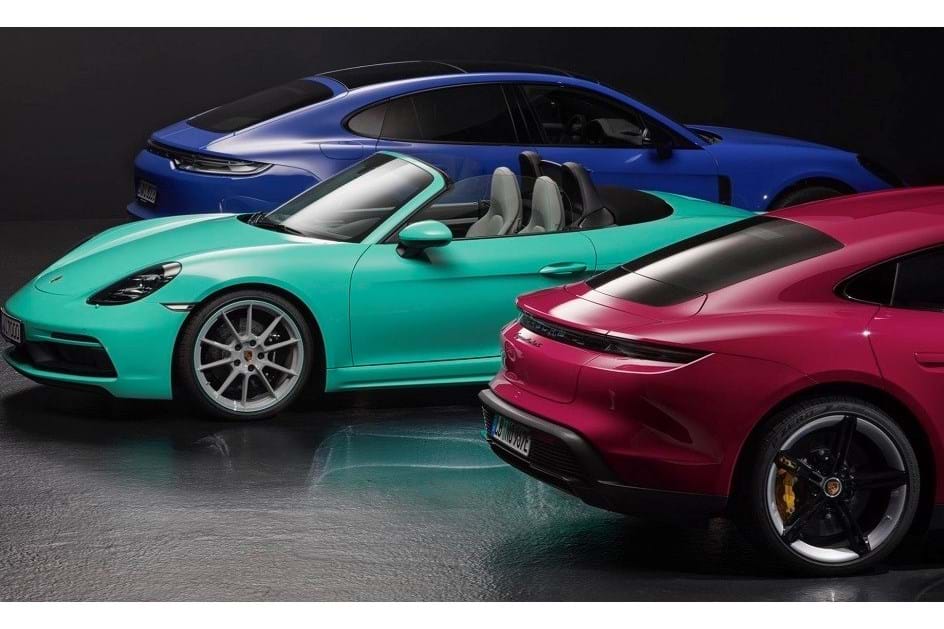 'Paint to Sample': mais de 160 cores para Porsche 911 e 718
