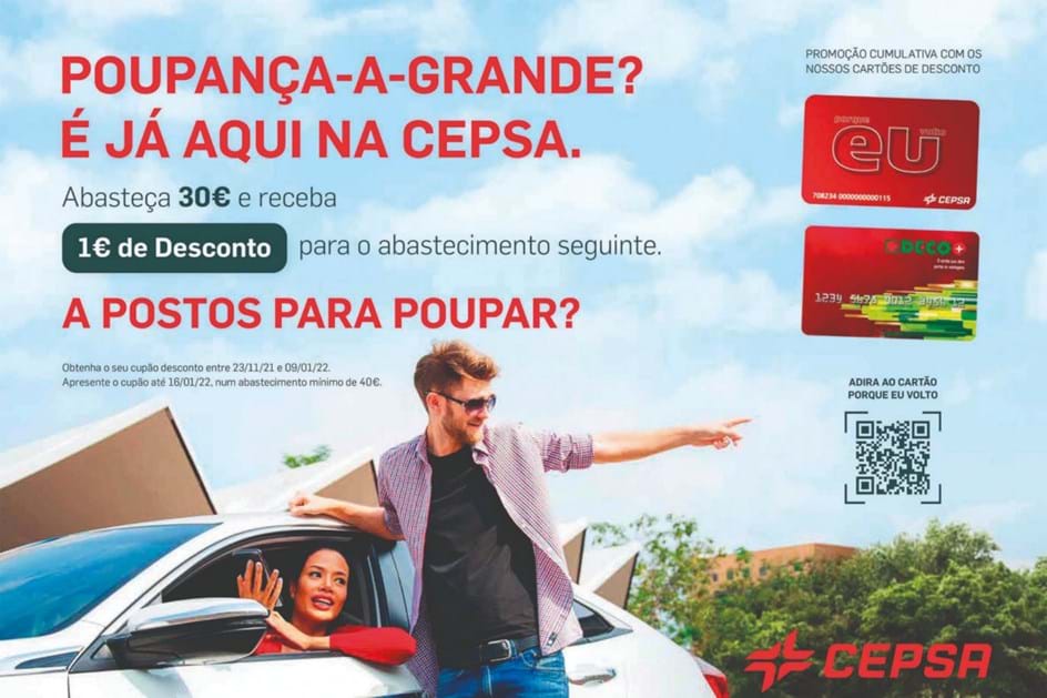 Nova campanha Cepsa com descontos até 20 cêntimos por litro