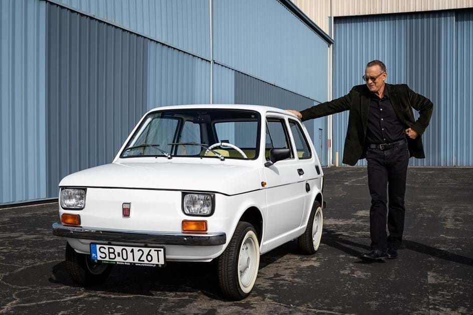 Fiat 126 de Tom Hanks leiloado por 75 mil euros