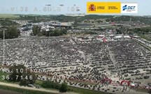 Parecem formigas: veja como saem 50 mil motas após uma corrida de MotoGP