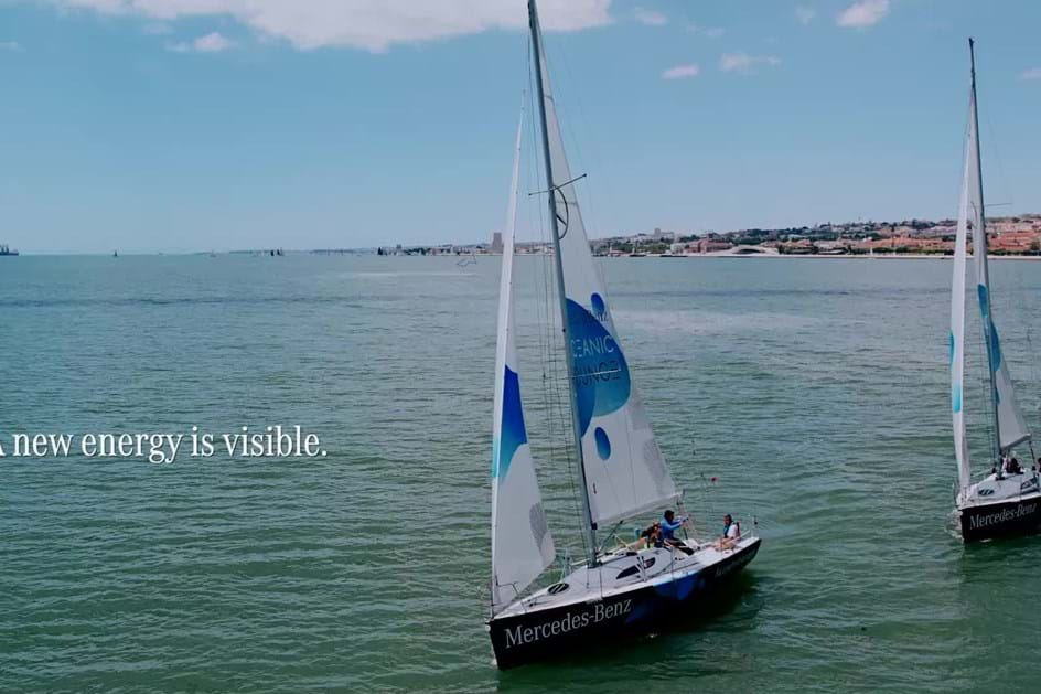 Oceanic Lounge da Mercedes em Lisboa promove protecção dos mares