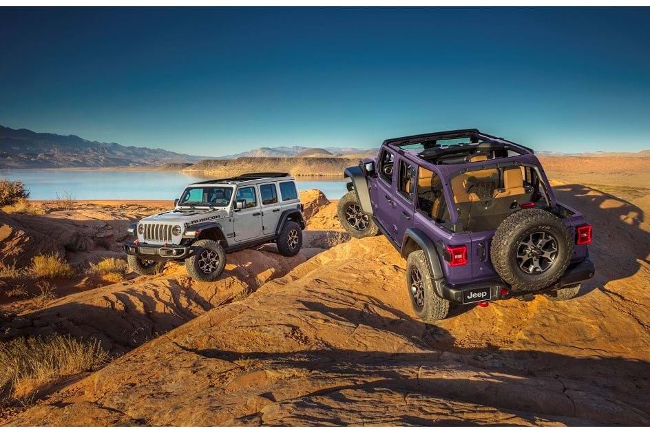 Novas cores para o Jeep Wrangler