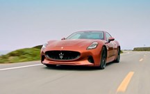 Electrizante: Maserati GranTurismo Folgore sem filtros na Califórnia