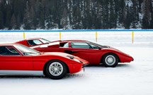 Fim-de-semana na neve: Polo Storico exibe ''clássicos'' da Lamborghini