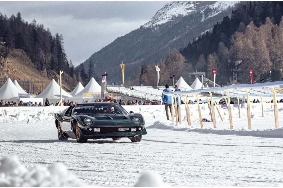 Fim-de-semana na neve: Polo Storico exibe ''clássicos'' da Lamborghini