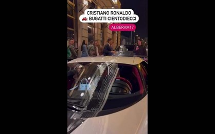 Alvoroço em Madrid: Cristiano Ronaldo ''mostra'' Bugatti Centodieci de 8 milhões de euros