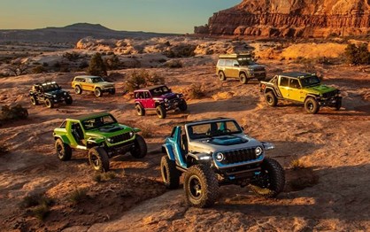 Easter Safari 2023: Jeep leva sete protótipos ao deserto do Moab
