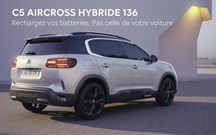 Mais eficiente: Citroën C5 Aircross já é 100% híbrido