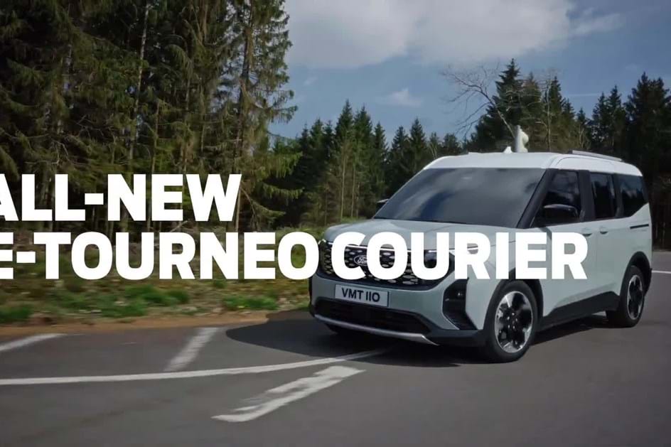 Nova Ford E-Tourneo Courier eléctrica para toda a família