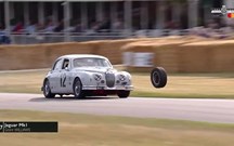 Festival de Velocidade de Goodwood: Jaguar perde roda e Hyundai RN22e bate forte