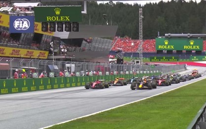 F1: Max Verstappen não dá hipóteses no GP Áustria