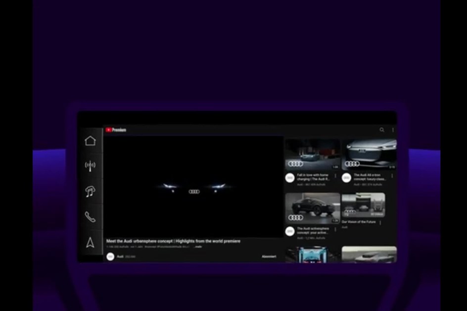 Audi actualiza sistema de infoentretenimento com YouTube