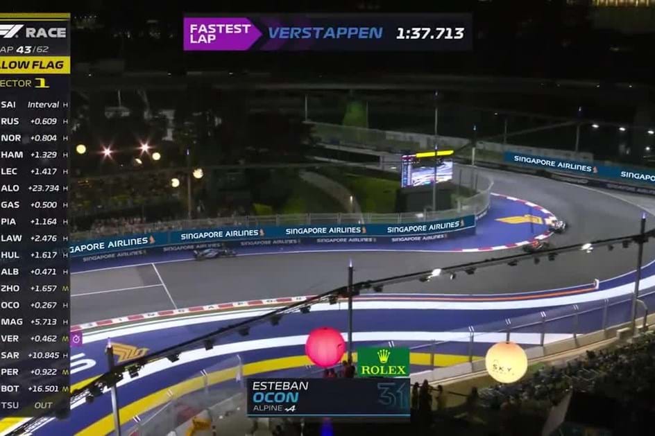 F1: Carlos Sainz vence GP da Singapura e trava domínio da Red Bull