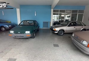 Concessão Ford abandonada há 37 anos mantém colecção de Sierra e Escort imaculados