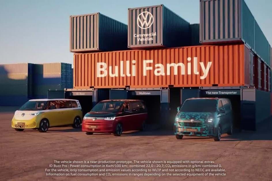 Há uma nova Volkswagen Transporter a chegar