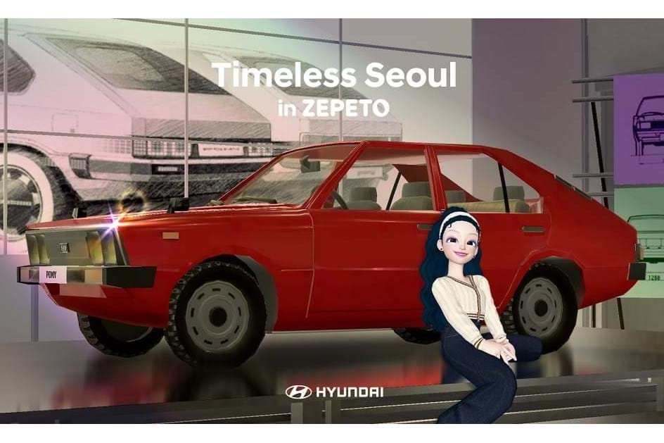 Hyundai revive Pony no universo virtual do Zepeto