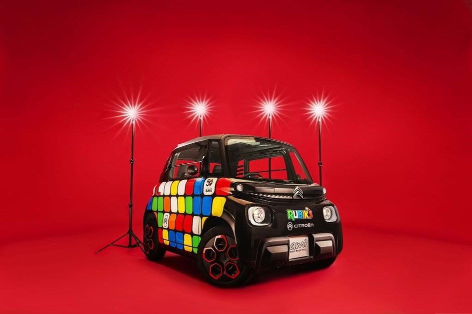Citroën Ami à Rubik celebra 50 anos do ''quebra-cabeças''