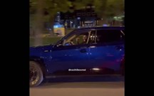 Rüdiger aos berros em Madrid ao volante do BMW XM