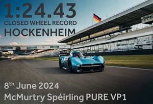 McMurtry Spéirling Pure ''pulveriza'' recorde do Mercedes-AMG One