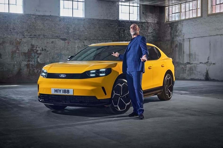 Regresso dum ícone: Eric Cantona ''estreia'' novo Ford Capri