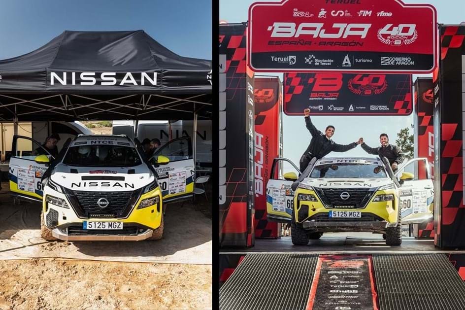 O poder do e-4ORCE: Nissan X-Trail conclui Baja Aragón com distinção