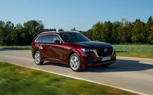 Mazda CX-80 em modo híbrido: paixão pelas longas viagens em família