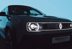 R4 E-Tech Electric é o primeiro Renault com grelha retroiluminada