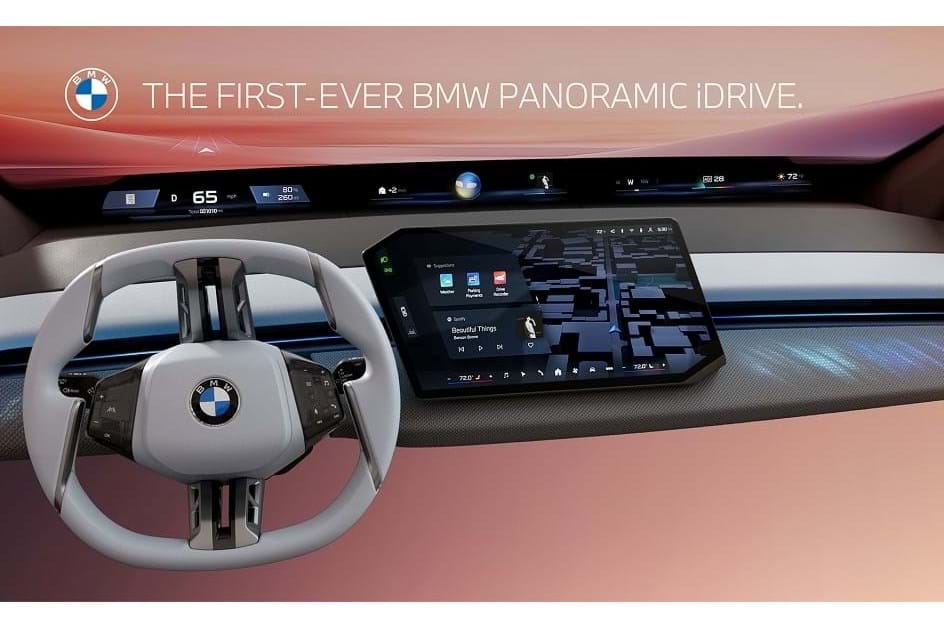 Panoramic iDrive será novo painel de bordo dos futuros Neue Klasse da BMW