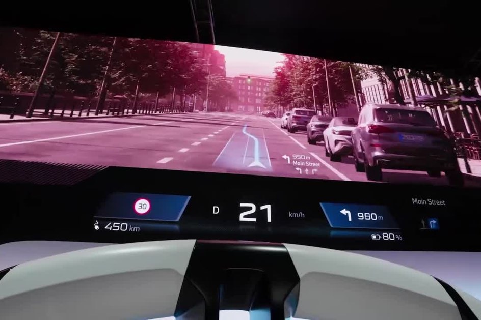 Panoramic iDrive será novo painel de bordo dos futuros Neue Klasse da BMW