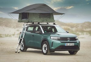 Novo Opel Frontera já tem tenda para gozar os grandes espaços