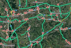 Erros do Google Maps lançam caos rodoviário na Alemanha