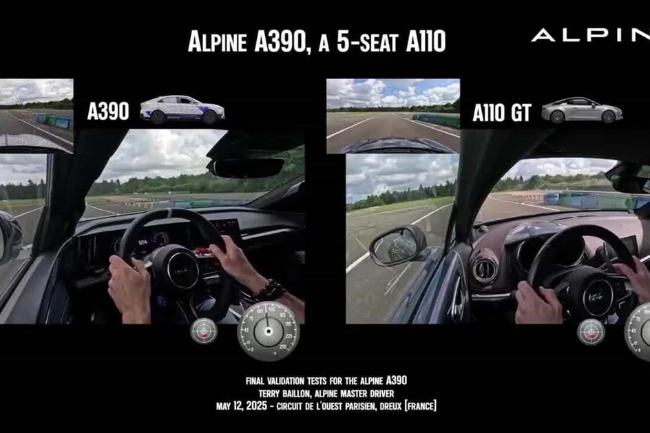 Alpine A390 procura fãs ''eléctricos'' por 'fastbacks' poderosos