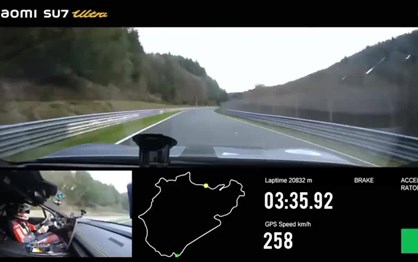 Xiaomi SU7 Ultra ''arrasa'' Rimac Nevera em Nürburgring