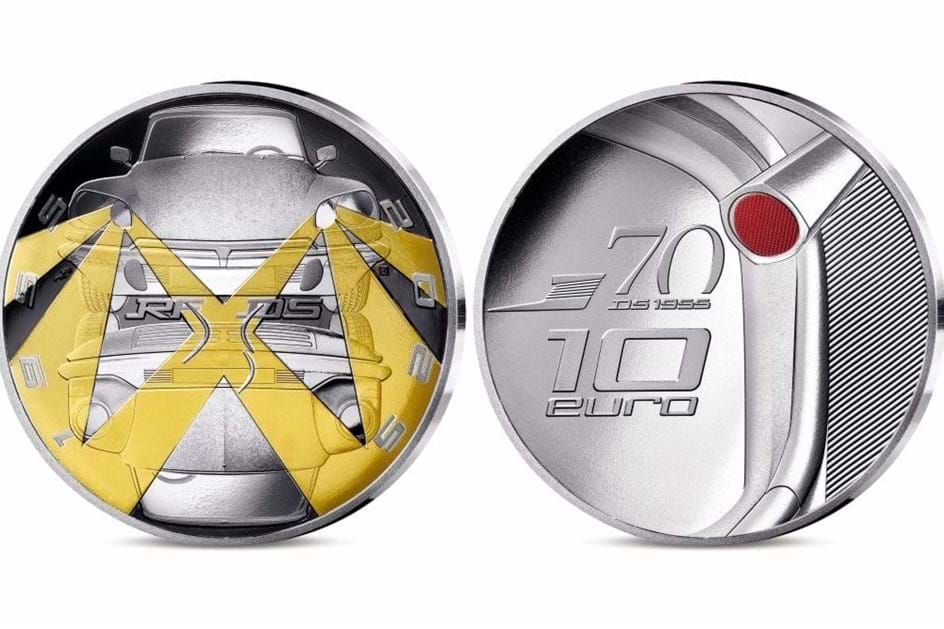 Novas moedas para coleccionar festejam 70 anos do Citroën DS