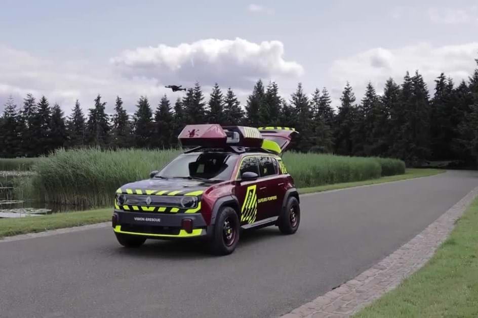 Vision 4Rescue: Renault imagina carro de bombeiros do futuro