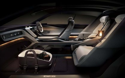 Bentley EXP 15 reinventa luxo eléctrico para três… mais um cão?!
