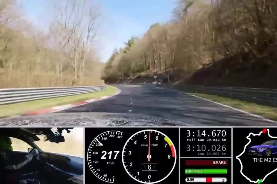 Era uma questão de tempo: BMW M2 CS já é recordista em Nürburgring
