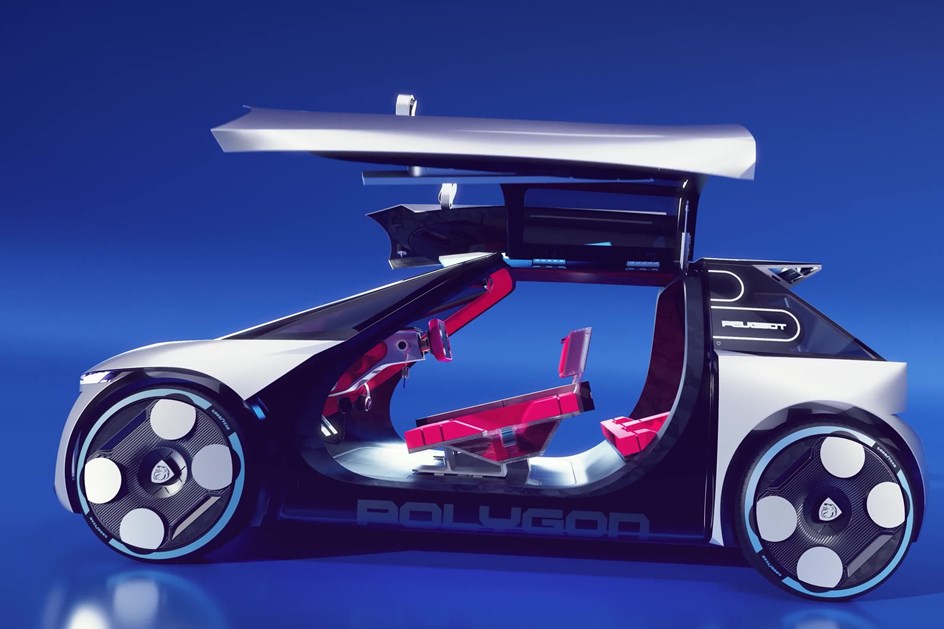 Polygon Concept: novo Peugeot E-208… com volante Hypersquare!