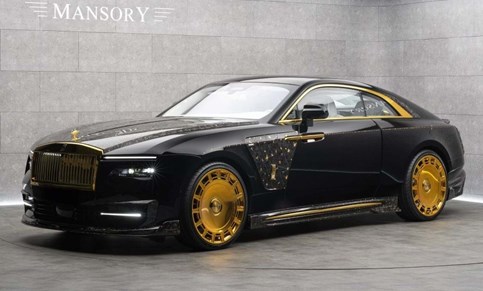 Mansory Equista Línea d’Oro é o Rolls-Royce Spectre que precisa para a Passagem de Ano