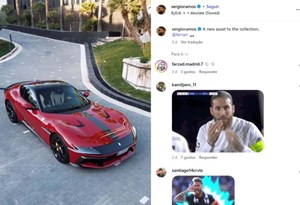 Rica prenda: Sergio Ramos ganha Ferrari 12Cilindri de 500.000 euros