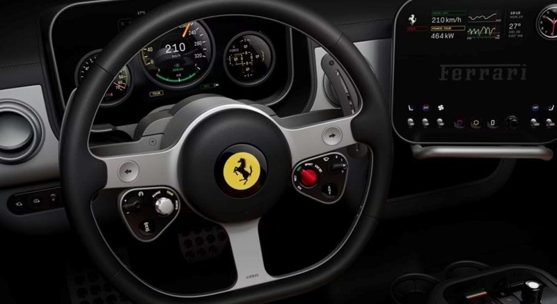 Faça-se luz: Ferrari ''eléctrico'' chama-se Luce; veja o interior