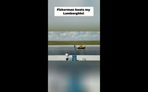 Lamborghini ''pescado'' à linha em 'drag race' insólita